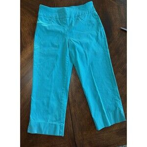 Ruby Road Aqua Capri Pants Size 6